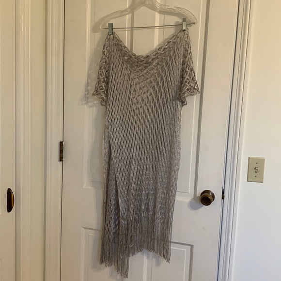 Silver Wrap Scarf - Picture 2 of 4